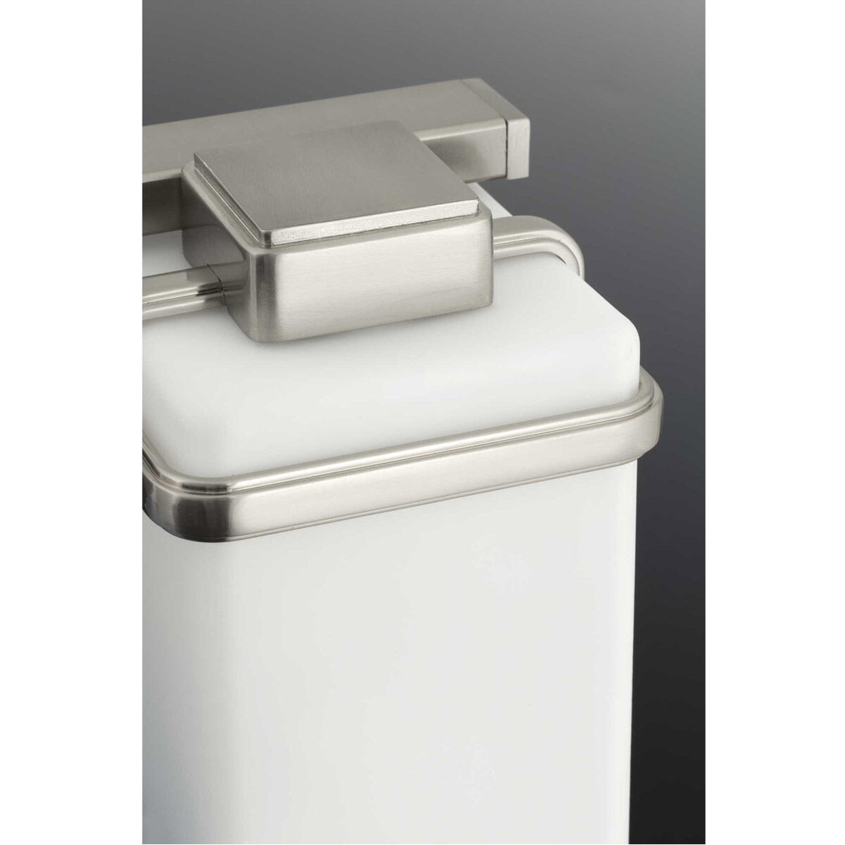 Metric 2 Light 13 inch Brushed Nickel Bath Vanity Wall Light, Design Series