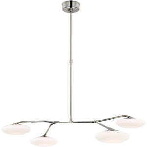 Champalimaud Brindille LED 47.75 inch Polished Nickel Chandelier Ceiling Light, Large