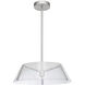 Cone LED 27 inch Brushed Nickel Linear Pendant Ceiling Light