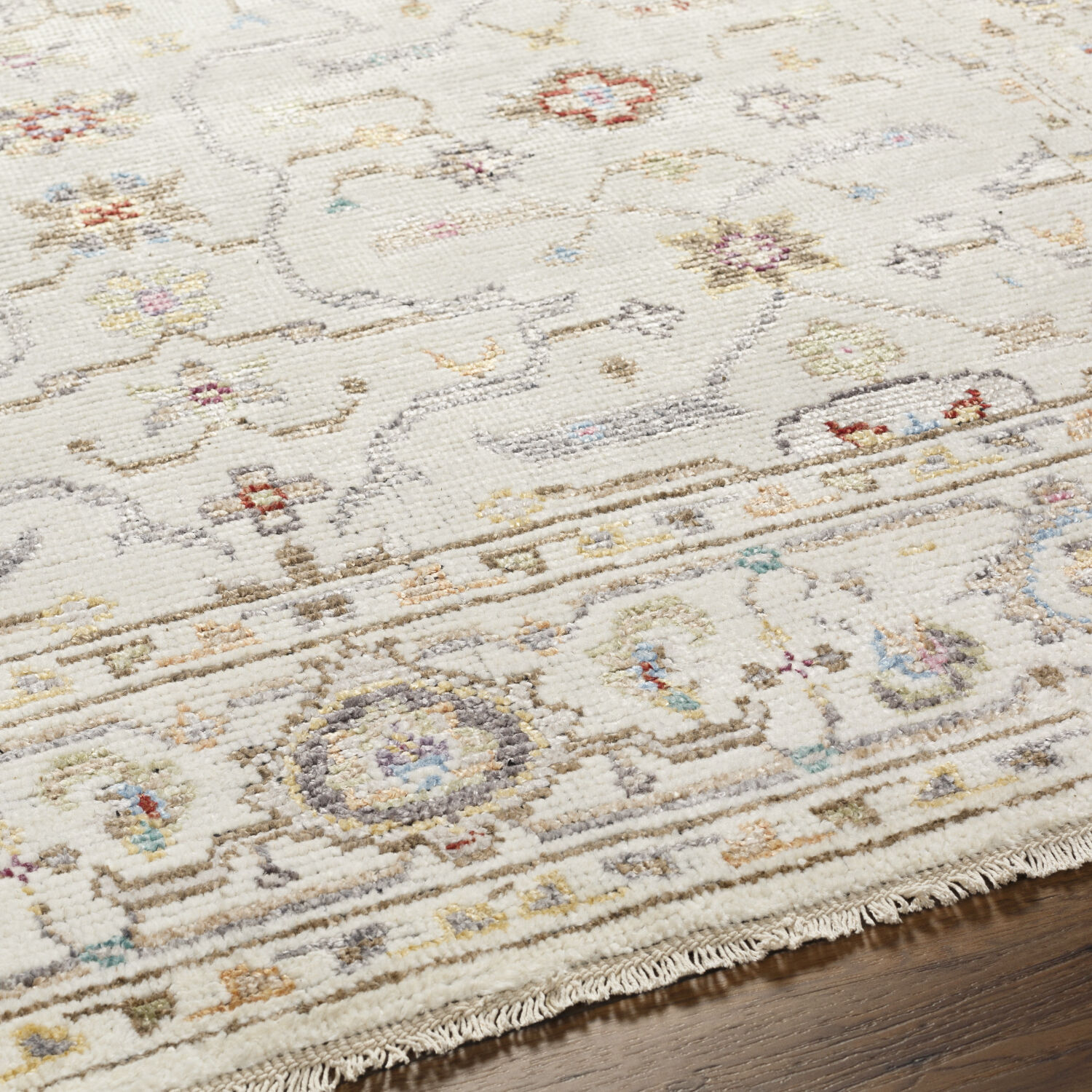 Kushal 120 X 96 inch Tan Rug in 8 x 10, Rectangle