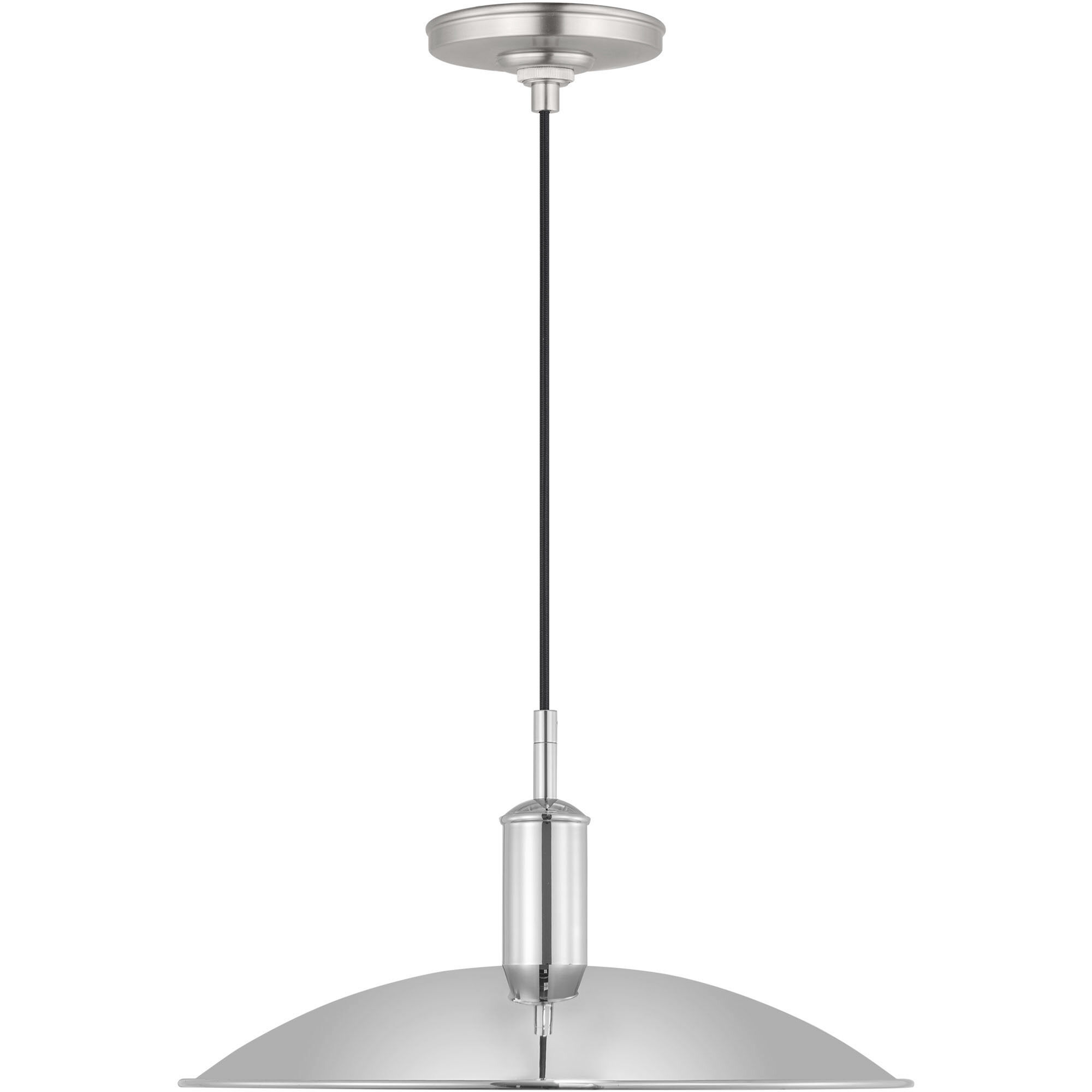 TOB by Thomas O'Brien Dash LED 18 inch Polished Nickel Pendant Ceiling Light
