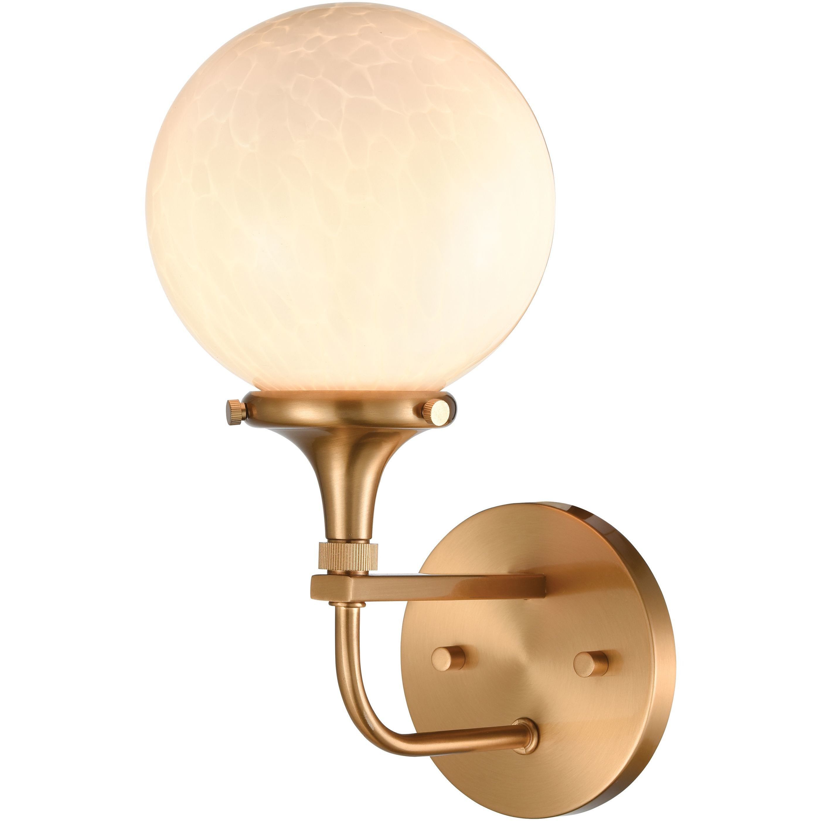 Beverly Hills 1 Light 9 inch Satin Brass Vanity Light Wall Light