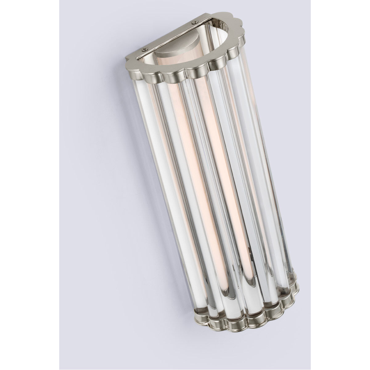 Chapman & Myers Kean LED 5.75 inch Polished Nickel Sconce Wall Light