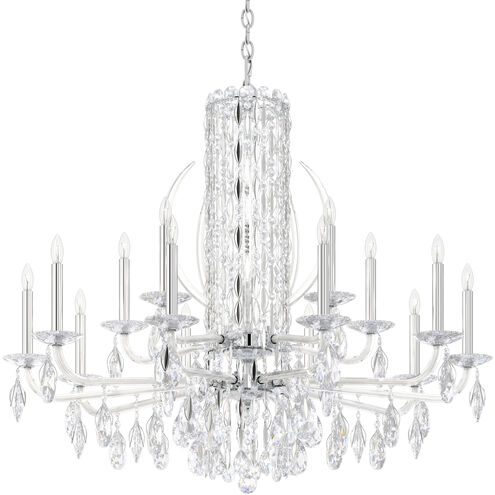 Siena 15 Light 41 inch Polished Stainless Steel Chandelier Ceiling Light in Heritage