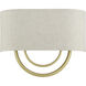 Stratton 2 Light 15 inch Soft Gold ADA ADA Sconce Wall Light