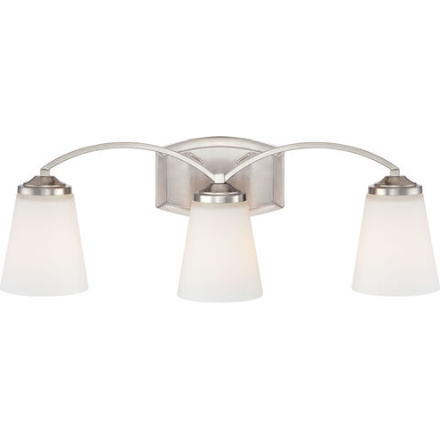 Overland Park 3 Light 22.75 inch Bathroom Vanity Light