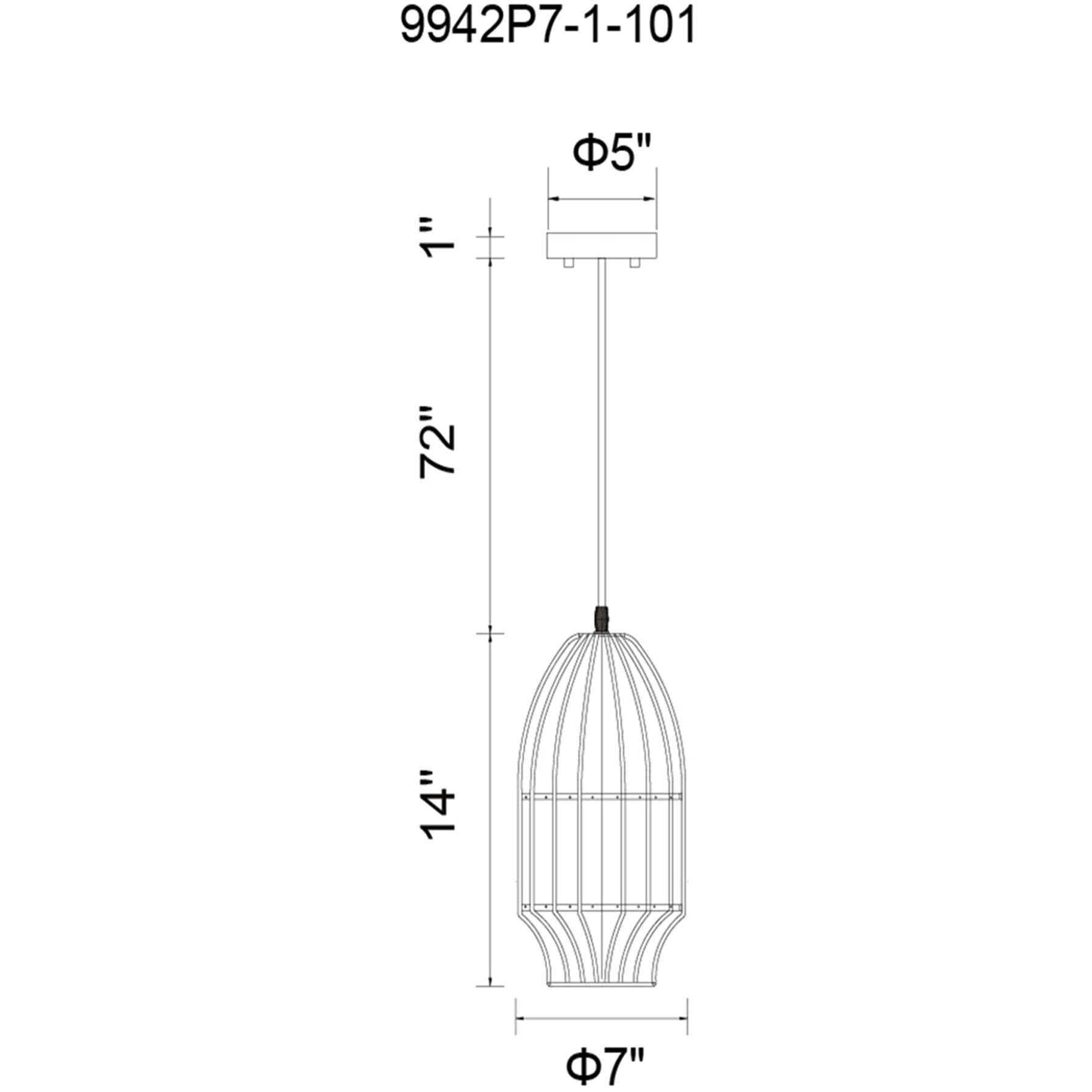 Alethia 1 Light 7 inch Black Down Mini Pendant Ceiling Light