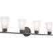 Stamos 4 Light 31 inch Olde Bronze Bath Vanity Light Wall Light, 4 Arm