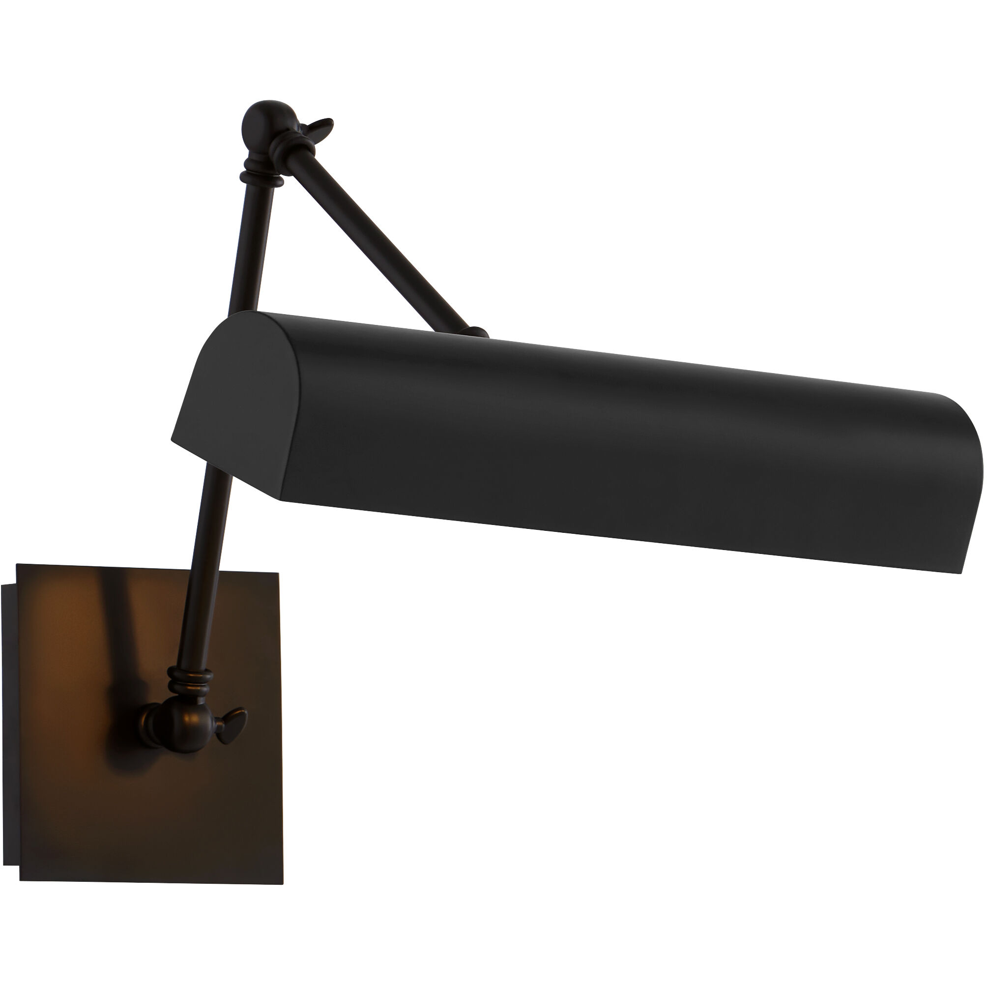 Picture Lights 120 watt 14.5 inch Matte Black Gooseneck Picture Light Wall Light