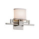 Textile LED 14 inch Brushed Nickel ADA Wall Sconce Wall Light