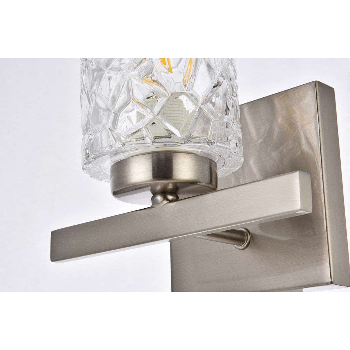 Cassie 1 Light 8 inch Stain Nickel Bath Sconce Wall Light