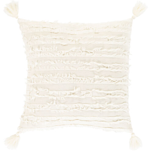 Sereno 22 X 22 inch Ivory Pillow Kit, Square