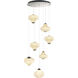 Solara LED 25.2 inch Graphite Chandelier Ceiling Light