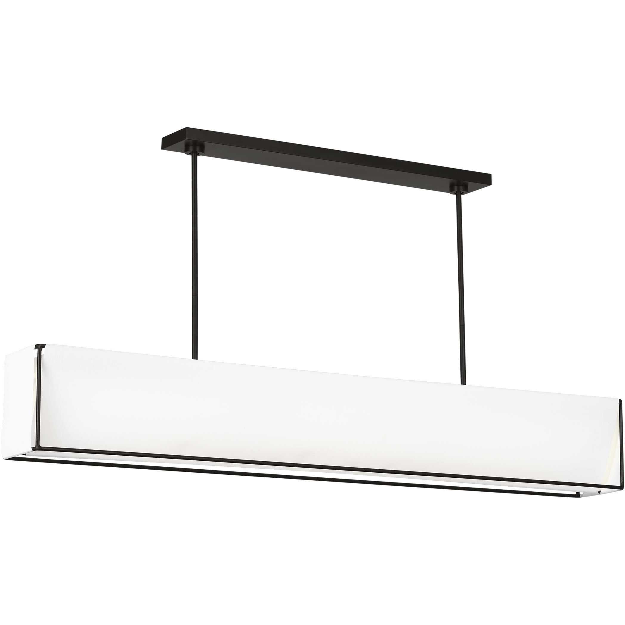 Kelly by Kelly Wearstler Velero Linear Chandelier Ceiling Light in Aged Iron