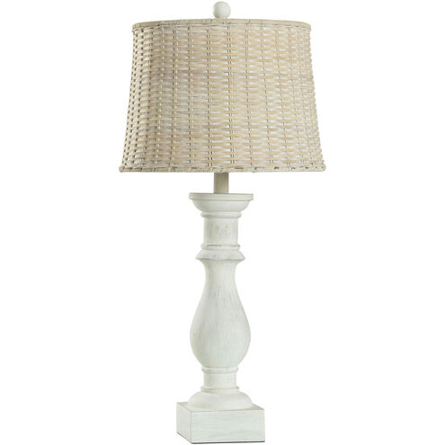 Cameron 29.5 inch 100.00 watt Antique White Table Lamp Portable Light