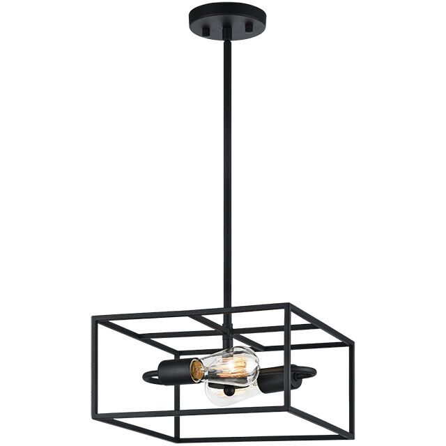 Candid 2 Light 12 inch Rusty Black Pendant Ceiling Light