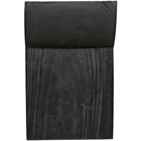 Kazuo 19.5 inch Burnt Black Stool