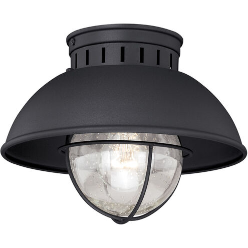 Harwich 1 Light 10 inch Textured Black Outdoor Ceiling