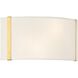Fulton Sconce Wall Light in Antique Gold