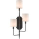 Knowsley 3 Light 14.25 inch Oil Rubbed Bronze Wall Sconce Wall Light, Right