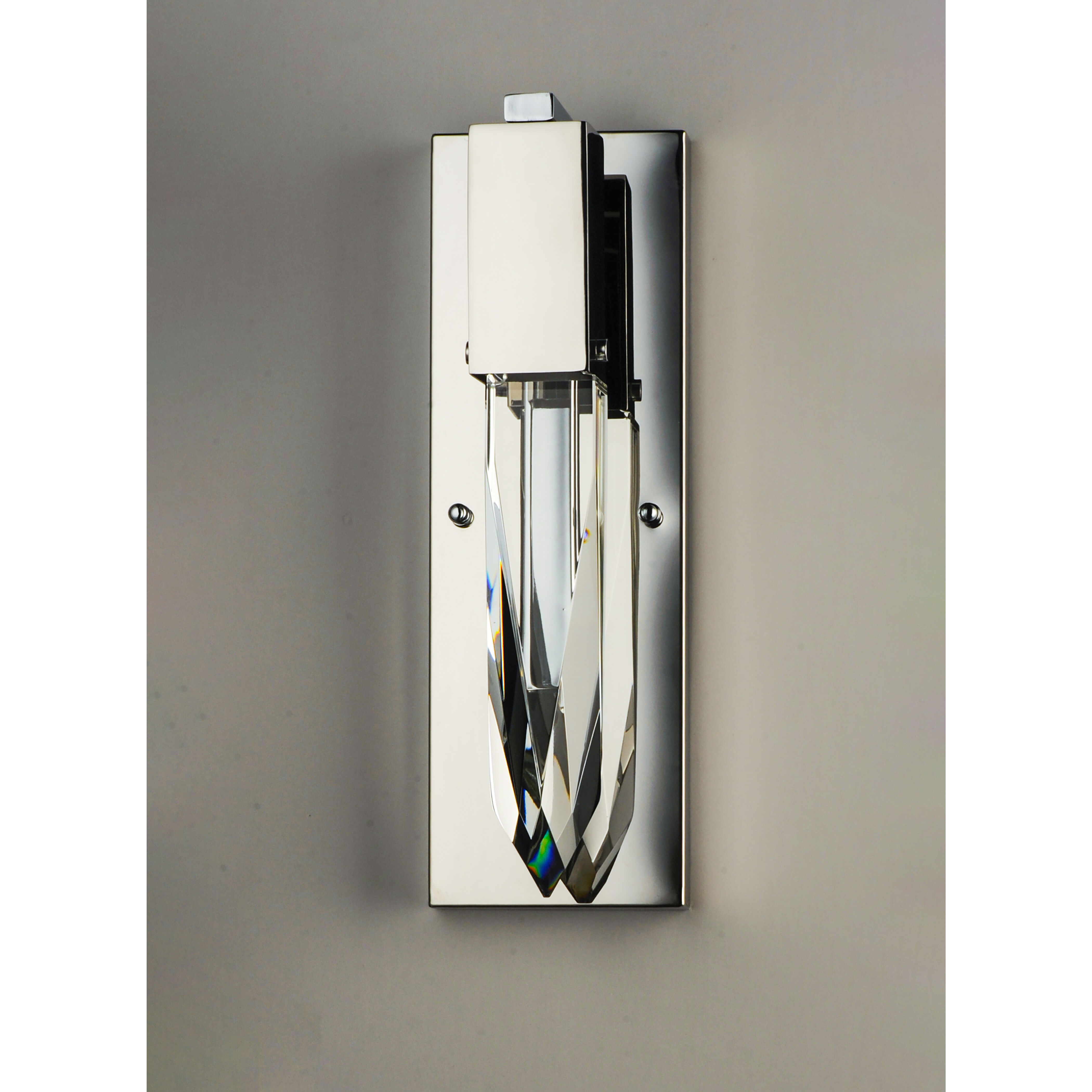 Quartz LED 4.75 inch Polished Chrome Bath Vanity Light Wall Light