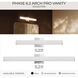 Phase 6.2 LED 24 inch Polished Chrome Linear Vanity Light Wall Light