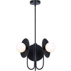 Mierka 3 Light 17.5 inch Black Chandelier Ceiling Light