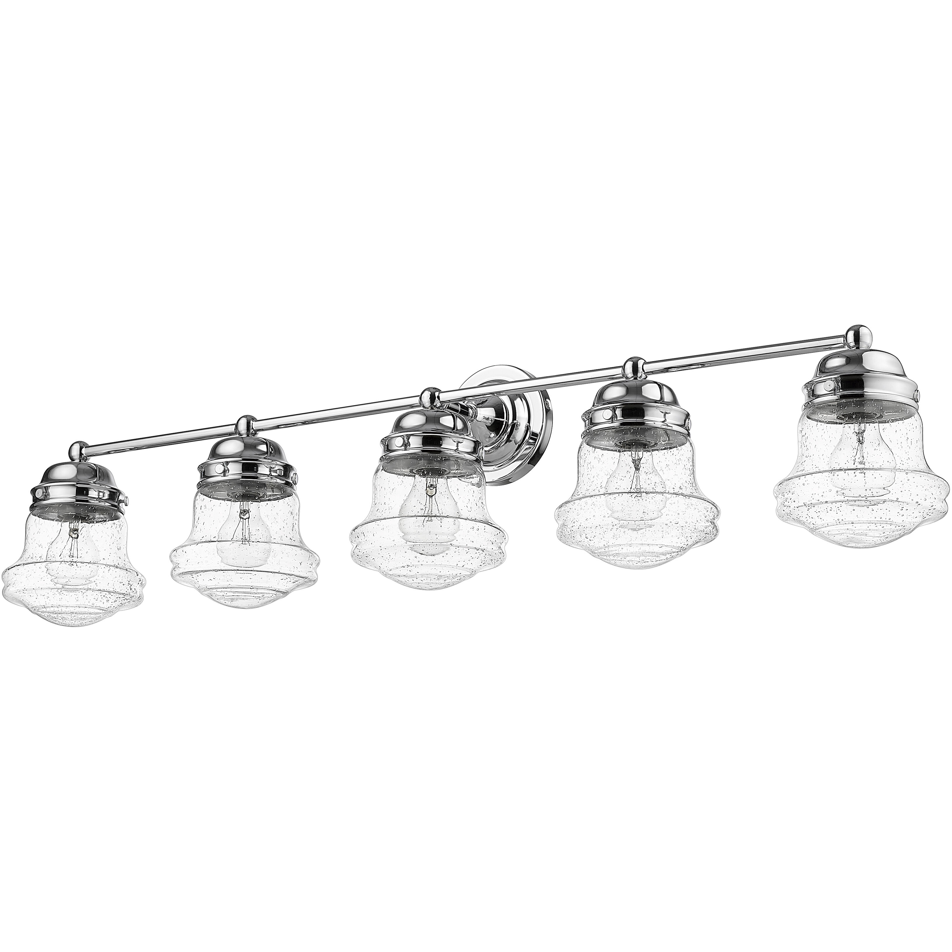 Vaughn 5 Light 40.75 inch Chrome Vanity Wall Light