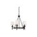 Transitional 5 Light 26 inch Oil Rubbed Bronze Chandelier Ceiling Light