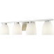 Naya 4 Light 32 inch Brushed Nickel Bath Vanity Light Wall Light