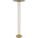 Marston 72 inch 100.00 watt Aged Brass Floor Lamp Portable Light