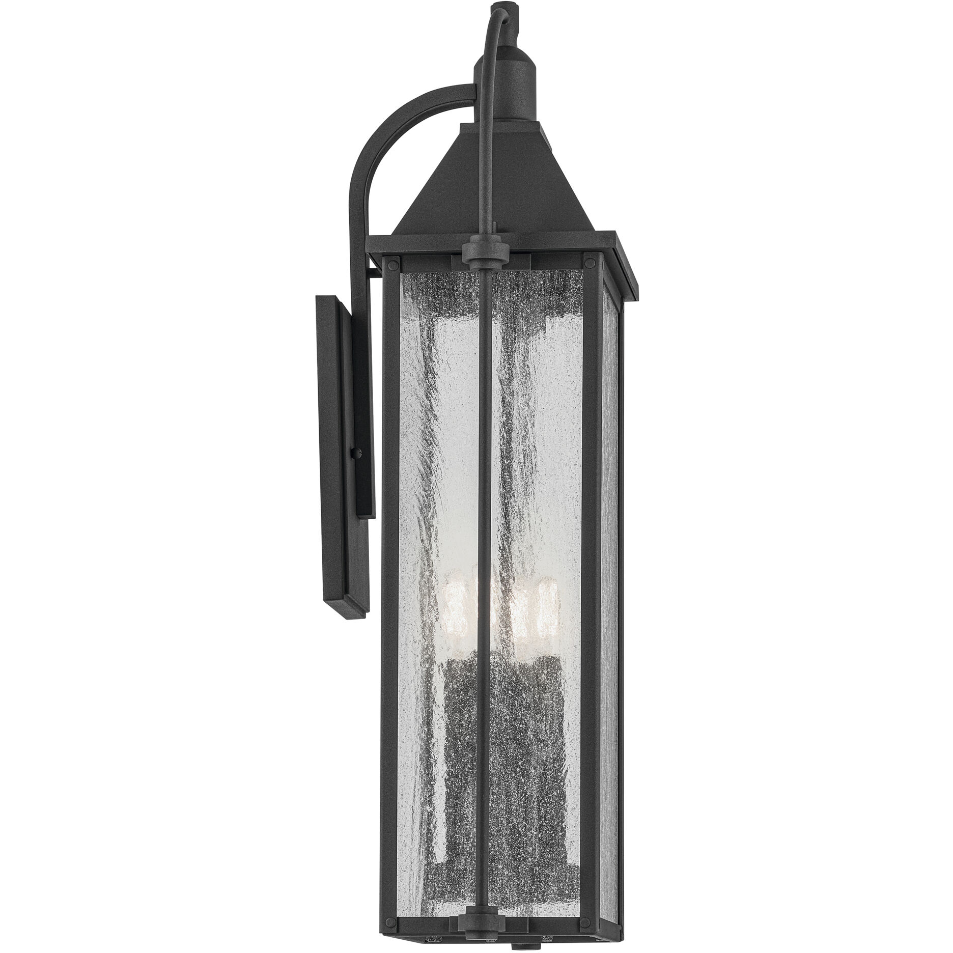 Harbor Row 4 Light 28.75 inch Textured Black Outdoor Wall Sconce, Large