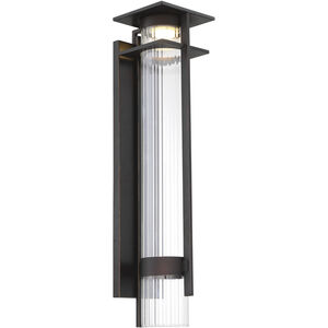 Kittner LED 26 inch Oil Rubbed Bronze/Gold Outdoor Wall Mount, Great Outdoors