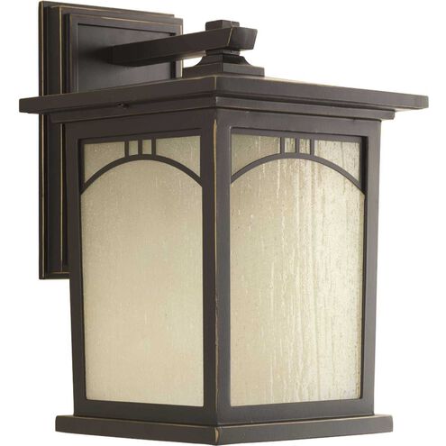 Residence 1 Light 12 inch Antique Bronze Outdoor Wall Lantern, Medium