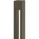 Atlantis 12v 8.00 watt Bronze Landscape Path Bollard, Square