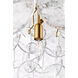 kate spade new york Candace 5 Light 27 inch Burnished Brass Chandelier Ceiling Light