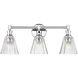 Auden 3 Light 23.75 inch Chrome Bath Vanity Wall Light