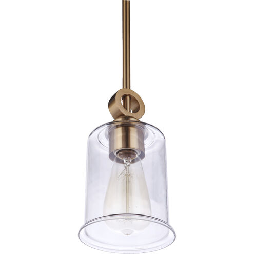 Romero 1 Light 5 inch Satin Brass Mini Pendant Ceiling Light