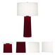 Mason 25.88 inch 150 watt Sangria Glaze Table Lamp Portable Light