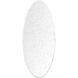 Crystalline 35.4 X 15.4 inch Ivory Mirror in 35 x 15, Oval