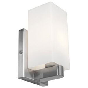 Archi 1 Light 5 inch Brushed Steel Wall Sconce Wall Light in  4.7 inch