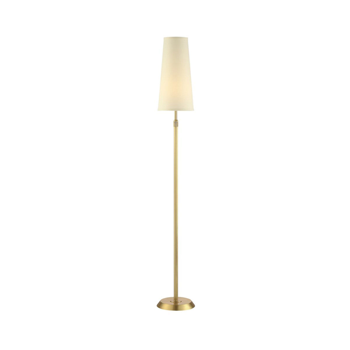 Attendorn 69 inch 100 watt Satin Brass Floor Lamp Portable Light