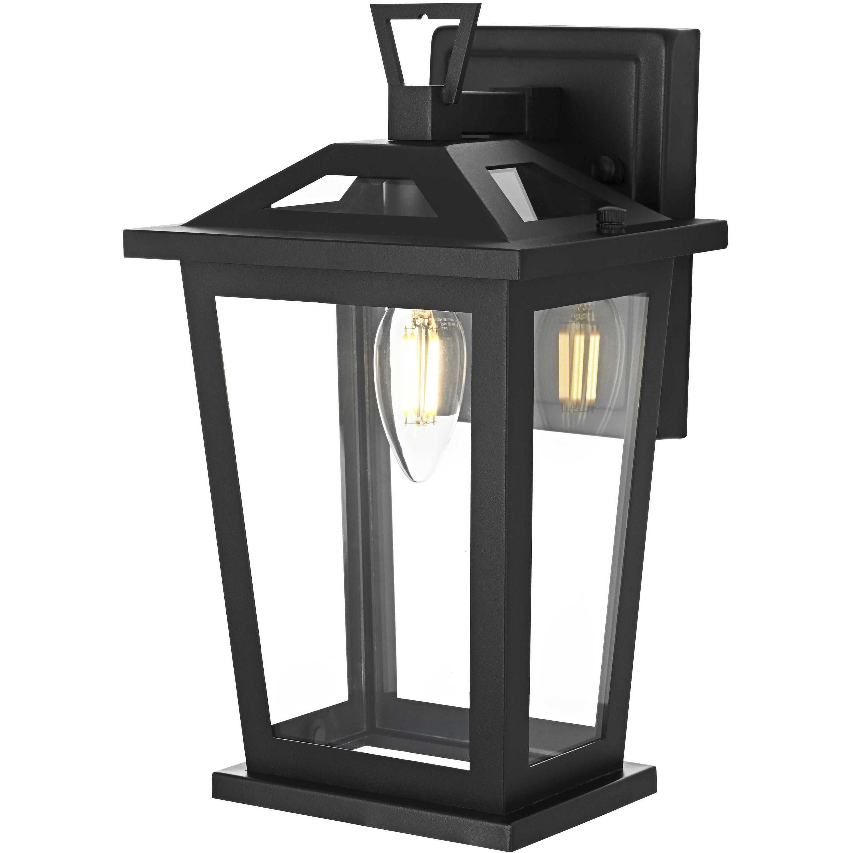 Berks 1 Light 12 inch Black Outdoor Wall Sconce