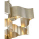 Grand Lotus 6 Light 30 inch Contemporary Silver Leaf Chandelier Ceiling Light, Large
