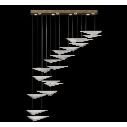 Volo 8 Light 60.5 inch Gold Pendant Ceiling Light