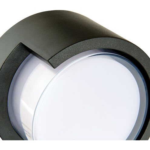 Geo LED 3.9 inch Matte Black Outdoor Wall Light