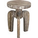 New Shizue 25 X 18 inch Distressed Mindi Side Table, Small