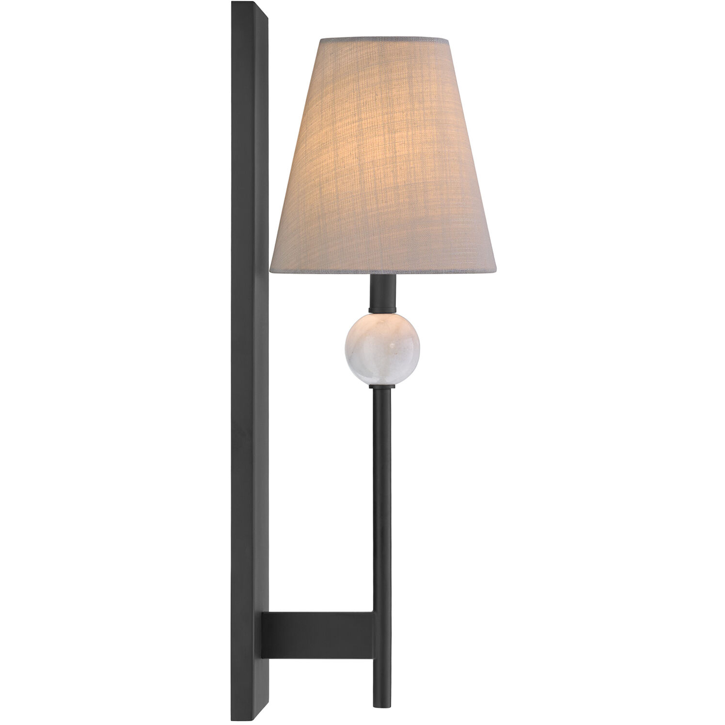 Travis 1 Light 7.5 inch Matte Black Wall Sconce Wall Light
