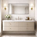 Kye 40 X 22 inch Polished Nickel Wall Mirror, Varaluz Casa
