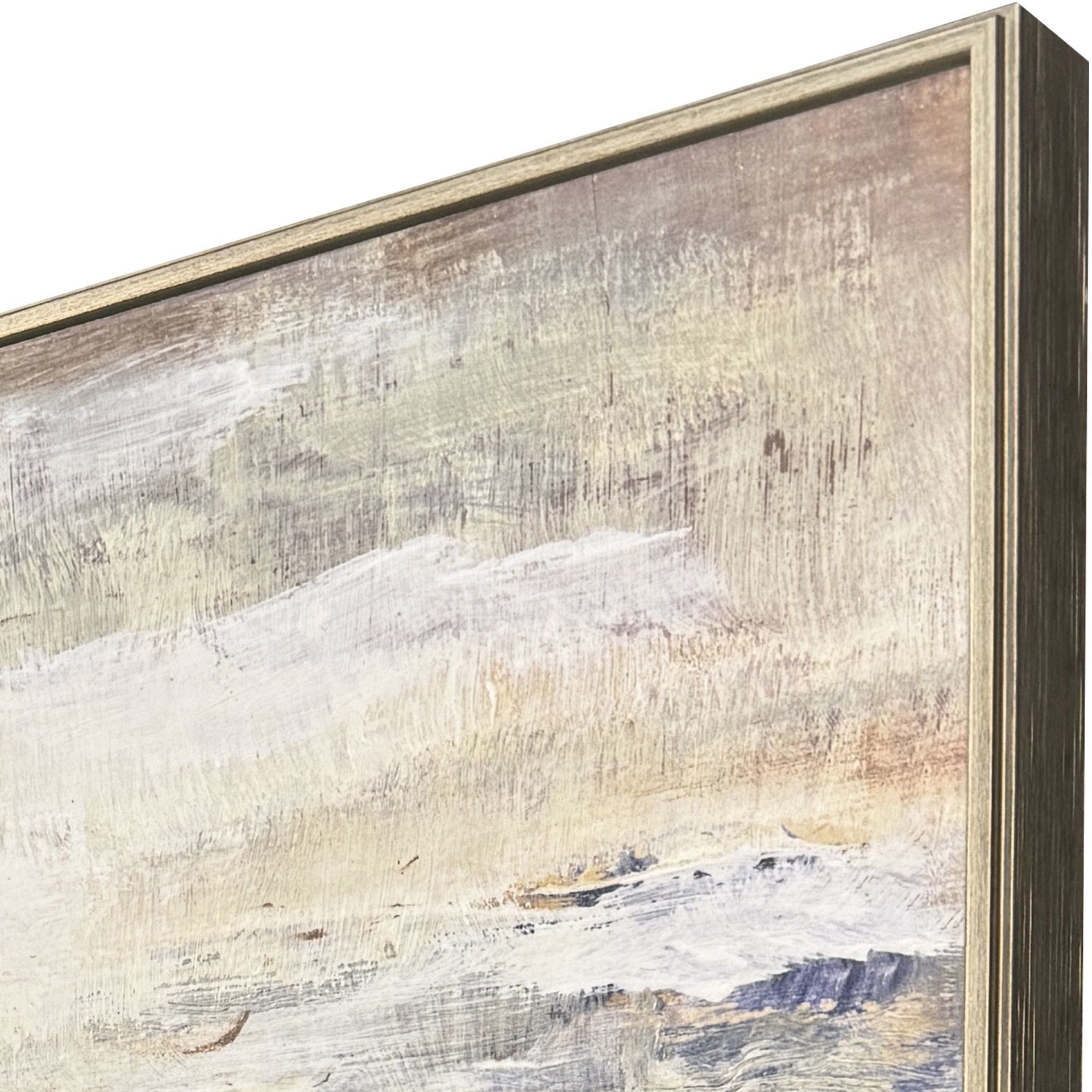 The Land Breathes Multi and Blue and Green and Purple Framed Art